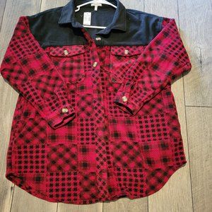 Maurice's women's fleece jacket- button down.